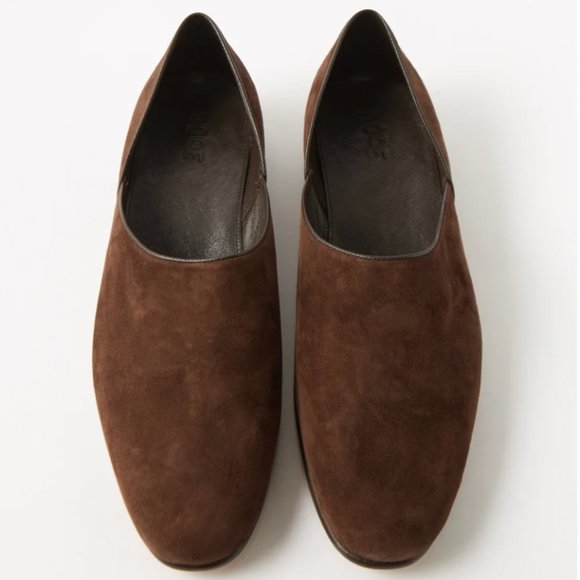 Bode Brown Suede Slippers, size 42 - Picture 2 of 9